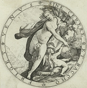 Venus and Cupid, Hendrick Goltzius, after 1590 Venus and Cupid, Hendrick Goltzius, after 1590