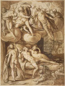 Venus Mars Surprised Vulcan Hendrick Goltzius Venus Mars Surprised Vulcan Hendrick Goltzius