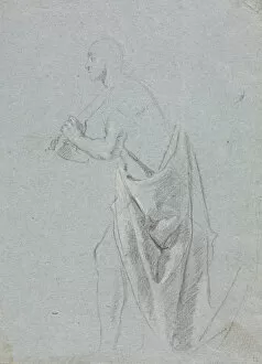 Verona Sketchbook Standing male drapery page 19