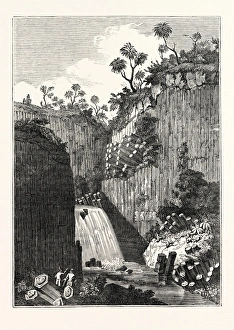 View of the Basaltic Rocks and Cascade of Regia View of the Basaltic Rocks and Cascade of Regia