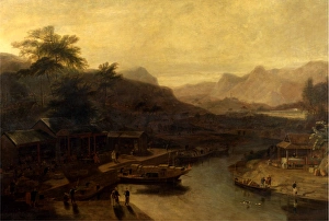 A View in China: Cultivating the Tea Plant, William Daniell, 1769-1837, British A View in China: Cultivating the Tea Plant, William Daniell, 1769-1837, British