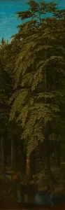 View Forest outer right wing triptych Forest view View Forest outer right wing triptych Forest view