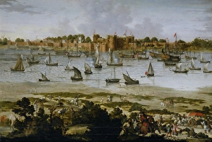 View Harbor Surat Gujarat port battle English View Harbor Surat Gujarat port battle English