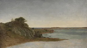View Newport 1860s John Frederick Kensett American View Newport 1860s John Frederick Kensett American