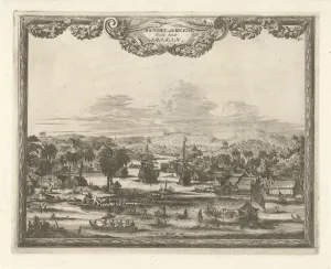River Estuary Gallery: View port of Arakan, Thomas Doesburgh, Coenraet Decker, Johannes Covens and Cornelis