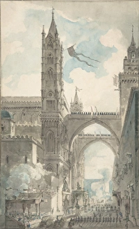 View Portal Principal Entrance Cathedral Palermo View Portal Principal Entrance Cathedral Palermo