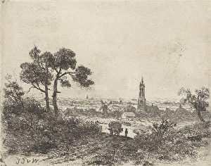 View of Rhenen (?), Johannes Pieter van Wisselingh, 1830 - 1878 View of Rhenen (?), Johannes Pieter van Wisselingh, 1830 - 1878