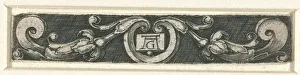 Vignette two leaf vines Ornament ending volute Vignette two leaf vines Ornament ending volute