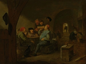 Village Carouse, manner of Adriaen Brouwer, 1620 - 1700 Village Carouse, manner of Adriaen Brouwer, 1620 - 1700