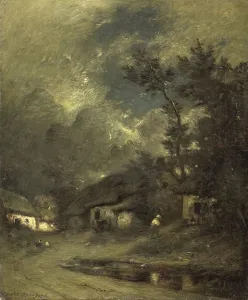 A Village Night Village view night View village A Village Night Village view night View village