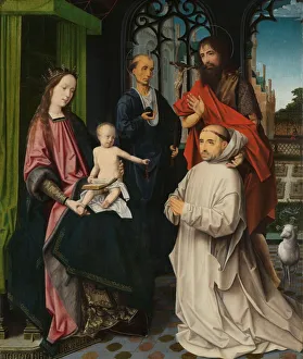 Virgin Child Enthroned Saints Jerome John Baptist Virgin Child Enthroned Saints Jerome John Baptist