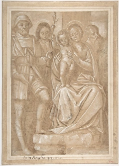 Virgin Child Saint Roch Two Male Saints 1512-83 Virgin Child Saint Roch Two Male Saints 1512-83