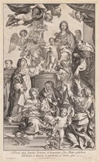 Virgin Child Saints 1720-1730 Robert van Audenaerd Virgin Child Saints 1720-1730 Robert van Audenaerd