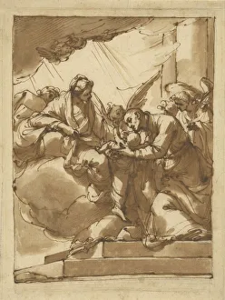 Vision Saint Gaetano Thiene Ubaldo Gandolfi Italian Vision Saint Gaetano Thiene Ubaldo Gandolfi Italian
