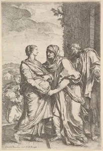 Visitation Etching second state two Bartsch sheet Visitation Etching second state two Bartsch sheet