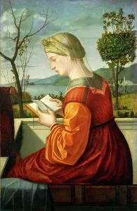 Vittore Carpaccio (Italian, c. 1465-1525-1526), The Virgin Reading, c Vittore Carpaccio (Italian, c. 1465-1525-1526), The Virgin Reading, c
