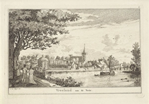 Vreeland, The Netherlands, print maker: Willem Writs, Jan de Beijer, 1746 - 1786 Vreeland, The Netherlands, print maker: Willem Writs, Jan de Beijer, 1746 - 1786