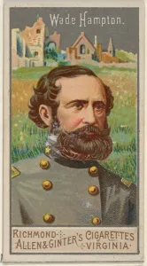 Wade Hampton Great Generals series N15 Allen & Ginter Cigarettes Brands Wade Hampton Great Generals series N15 Allen & Ginter Cigarettes Brands