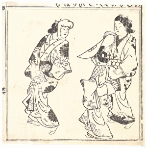 Wakoku Hyakujo Leaf Hundred Japanese Women Edo period Wakoku Hyakujo Leaf Hundred Japanese Women Edo period