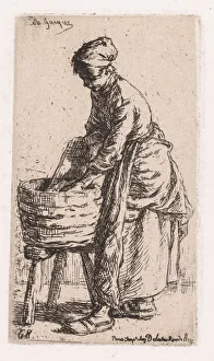 Washerwoman Laveuse 1850 Charles-Emile Jacque Washerwoman Laveuse 1850 Charles-Emile Jacque