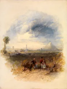 Waterloo, Thomas Creswick, 1811-1869, British Waterloo, Thomas Creswick, 1811-1869, British
