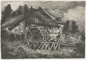 Watermill, Arnoud Schaepkens, 1831 - 1904