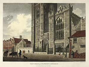 West Front St. Patricks Cathedral published November 1793 West Front St. Patricks Cathedral published November 1793