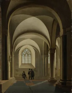The westernmost bays of the south aisle of the Mariakerk in Utrecht, The Netherlands The westernmost bays of the south aisle of the Mariakerk in Utrecht, The Netherlands