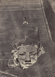 Westernmost Colossus Great Temple Abu Simbel Westernmost Colossus Great Temple Abu Simbel