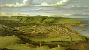 Images Dated 7th August 2014: Whitehaven, Cumbria, Showing Flatt Hall Prospect View of Whitehaven, Cumbria, Showing