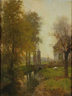 Willem Adrianus Fabri Jachthuis Beukelsdijk painting visual Willem Adrianus Fabri Jachthuis Beukelsdijk painting visual