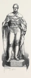 william iv, 1868 engraving, engraved image, history, illustrative technique, engravement william iv, 1868 engraving, engraved image, history, illustrative technique, engravement