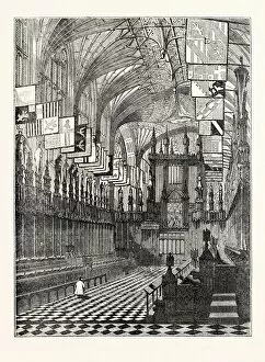 WINDSOR CASTLE: 1. St. Georges Chapel, Windsor. Choir