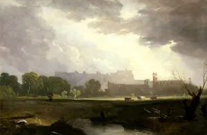 Windsor from Eton, Sir Augustus Wall Callcott, 1779-1844, British Windsor from Eton, Sir Augustus Wall Callcott, 1779-1844, British