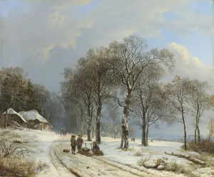 Winter Landscape, Barend Cornelis Koekkoek, 1835 - 1838 Winter Landscape, Barend Cornelis Koekkoek, 1835 - 1838