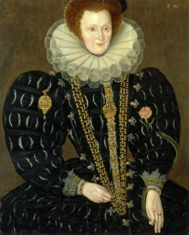 A Woman Called Lady Elizabeth Knightley Dated in yellow paint, upper right: AE A Woman Called Lady Elizabeth Knightley Dated in yellow paint, upper right: AE