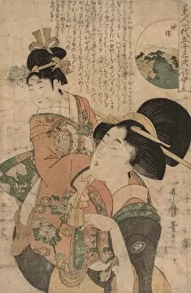 Woman Carrying Child 1753-1806 Kitagawa Utamaro