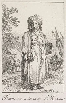 Woman Suburbs Moscow 1768 Jean Baptiste Le Prince Woman Suburbs Moscow 1768 Jean Baptiste Le Prince