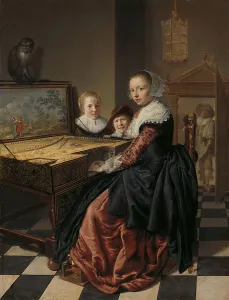 Woman Virginal Woman playing virginal virginal player Woman Virginal Woman playing virginal virginal player