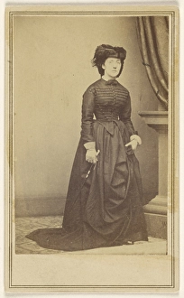 woman wearing hat long dark dress Attributed woman wearing hat long dark dress Attributed
