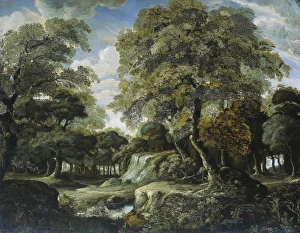 Woodland Scene, Jan van der Heyden, 1660 - 1690 Woodland Scene, Jan van der Heyden, 1660 - 1690