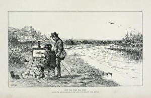How the work was done (Painting the Montana Grayling on the banks of the Gallatin River How the work was done (Painting the Montana Grayling on the banks of the Gallatin River