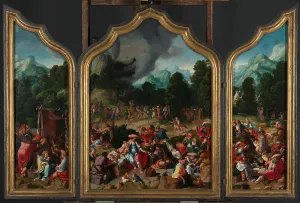 Worship Golden Calf Lucas van Leyden c. 1530 Worship Golden Calf Lucas van Leyden c. 1530