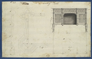 Writing Table Chippendale Drawings Vol II ca Writing Table Chippendale Drawings Vol II ca