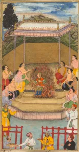 Yaja Upayaja perform sacrifice emergence Dhrishtadyumna Yaja Upayaja perform sacrifice emergence Dhrishtadyumna