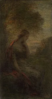 Young Woman under Tree Sunset Autumn young woman sitting under Young Woman under Tree Sunset Autumn young woman sitting under