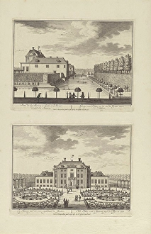 Side of Zeist Castle and surrounding pond, Rear of Slot Zeist, Daniel Stopendaal Side of Zeist Castle and surrounding pond, Rear of Slot Zeist, Daniel Stopendaal