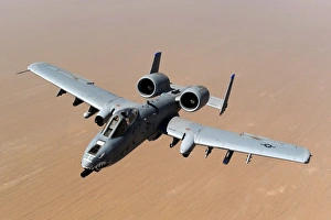 An A-10 Thunderbolt II over the skies of Afghanistan An A-10 Thunderbolt II over the skies of Afghanistan