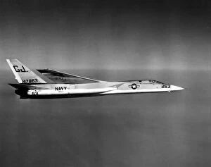 History Gallery: An A3J Vigilante aircraft in flight over San Diego, California, 1961
