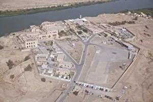 Aerial view of unknown forward operating base in Northern Iraq Aerial view of unknown forward operating base in Northern Iraq
